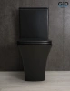 Унитаз напольный с бачком Gid Cuadrado Tn2184Bm (62252Y) черный матовый с сиденьем микролифт безободковый