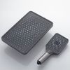 Душевая стойка Shevanik S4636T настенная цвет оружейная сталь