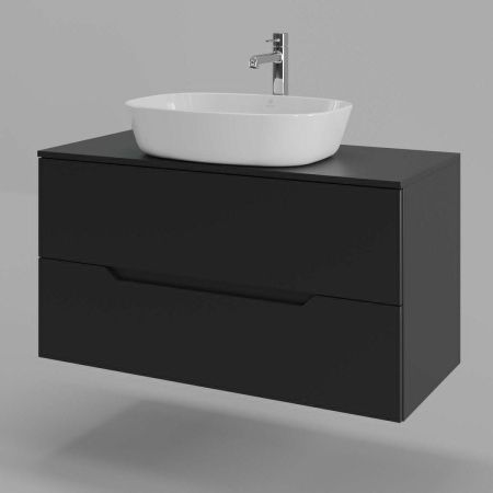 Тумба с раковиной Orange Line Li-100TubMDF+B08-500W 100х50