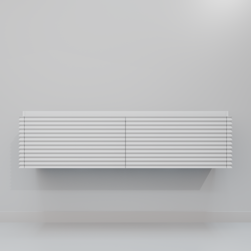 Тумба под раковину ArtDecco Jacqueline (Жаклин) AJC15W34D000 150x45x40 подвесная цвет белый - фото 3