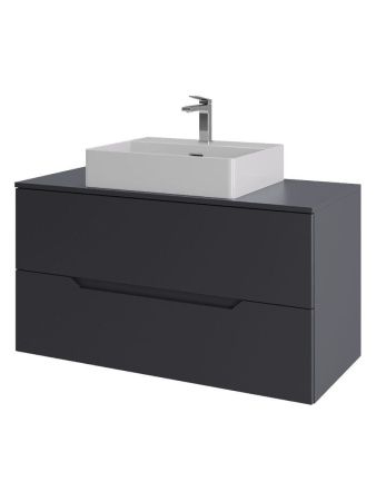 Тумба с раковиной Orange Line Li-100TugMDF+B04-500W 100х50