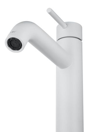 Смеситель для раковины Wonzon & Woghand WW-H1062-MW на столешницу белый