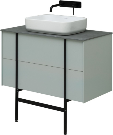 Тумба под раковину Allen Brau Reality 1.32006.PWM 90х46х50 подвесная цвет зеленый