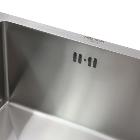 Кухонная мойка Melana ProfLine H57544 сатин 58х44 цвет сатин поверхность матовая