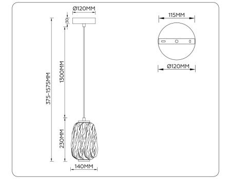 Светильник подвесной Ambrella Light Crystal (Црыстал) LH30101