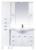 Шкаф-пенал Misty Дрея Э-Дре05035-01СЛ 40х190 напольный цвет белый