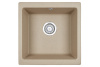 Кухонная мойка Granula 4451, ПЕСОК 45х46 цвет бежевый поверхность матовая