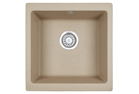 Кухонная мойка Granula 4451, ПЕСОК 45х46 цвет бежевый поверхность матовая