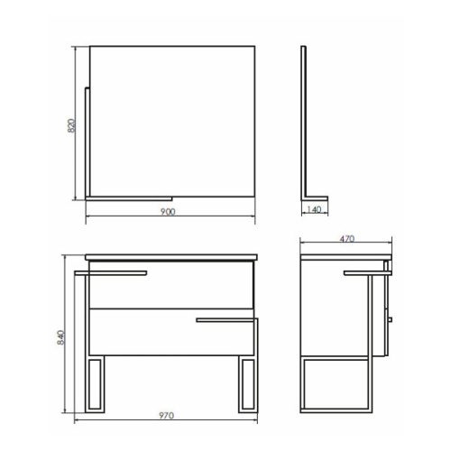 Зеркало в ванную Comforty Дюссельдорф 00004147992CF 90х82 - фото 2