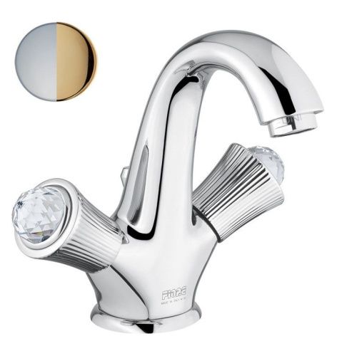 Смеситель Fiore 13CO0623 на раковину хром/золото - фото 2
