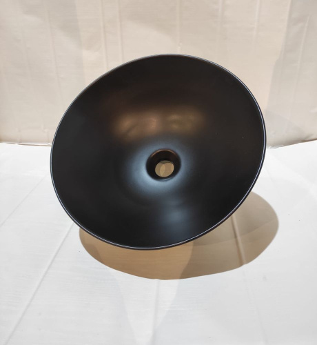Раковина White Ceramic Dome 45 см W030705 накладная цвет черный матовый