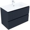 Тумба под раковину Aquanet Джейн (Flat) 00335430 90х50 подвесная цвет синий