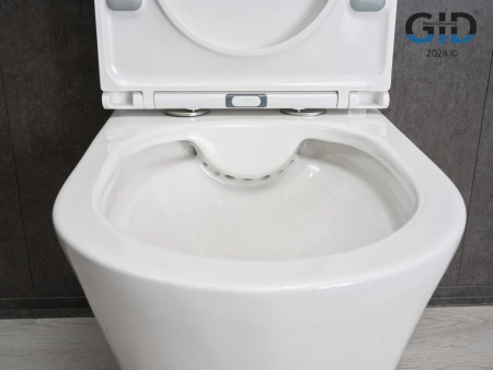 Унитаз напольный с бачком Gid Concavo Tn2124 (62244Y) белый с сиденьем микролифт безободковый