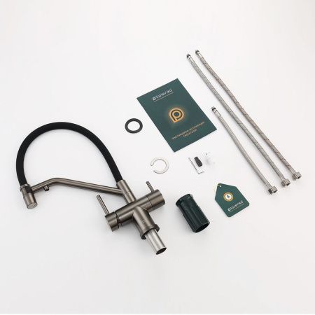 Смеситель для кухни Splenka S70 S70.62.09 на мойку серый