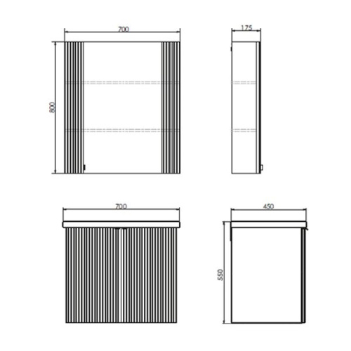 Тумба с раковиной Comforty 00-00015478CF 70x45x55 - фото 2
