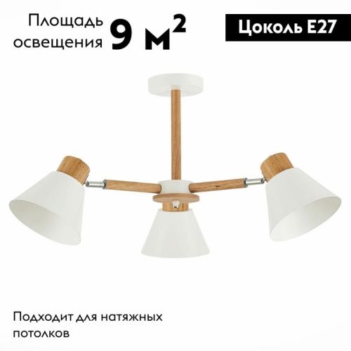 Люстра на штанге Evoluce Buve (Буве) SLE103702-03 - фото 2