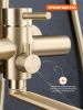 Душевая стойка ProHanss P31.24.03 настенная цвет золото