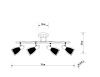 Спот Arte Lamp Harmony (Хармоны) A5110PL-4AB