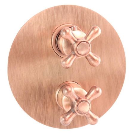 Смеситель для ванны и душа Webert Armony AM970902060 настенный медь с термостатом