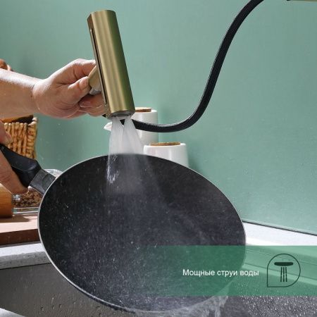 Смеситель для кухни Splenka S206 S206.49.03 на мойку золото