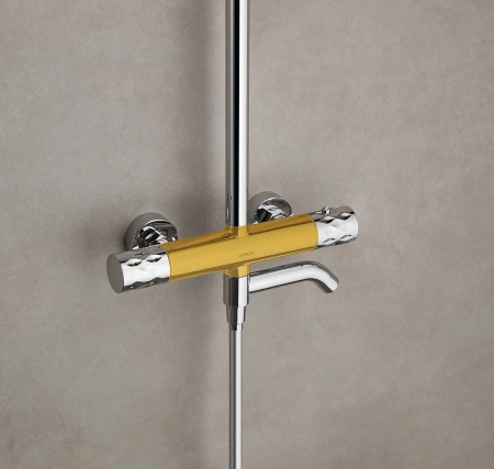 Душевая стойка Arrow AG3317SHU1CP настенная цвет хром с термостатом