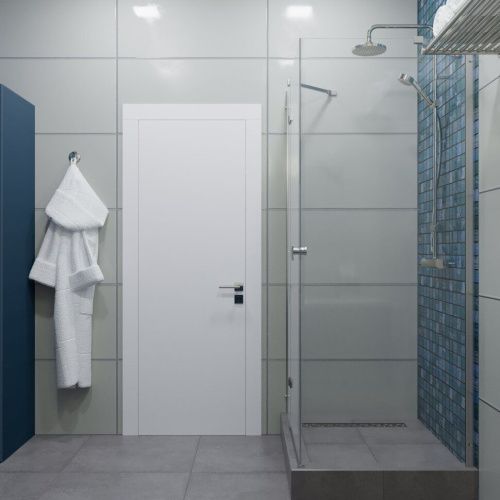 Душевой уголок Тритон Брава-Хром Щ0000054195 120х80 стекло прозрачное профиль хром без поддона - фото 3