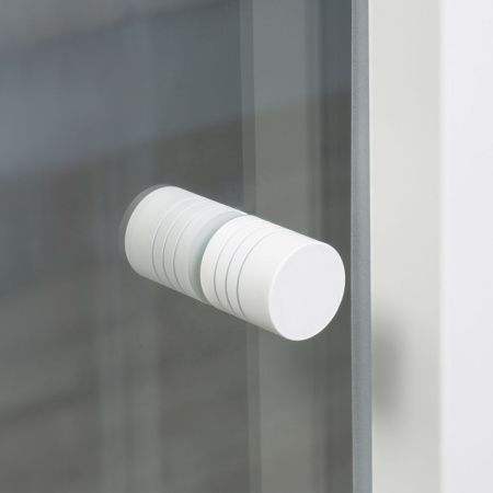 Душевой уголок Wasserkraft 44S19 100х100 стекло прозрачное профиль белый без поддона