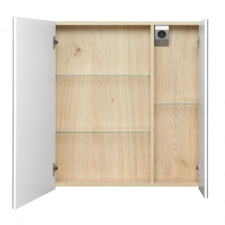 Зеркало-шкаф Roca UP ZRU9303017 80х80 подвесной цвет белый