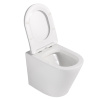 Унитаз приставной Abber Bequem AC1113 белый с сиденьем микролифт безободковый каскадный смыв