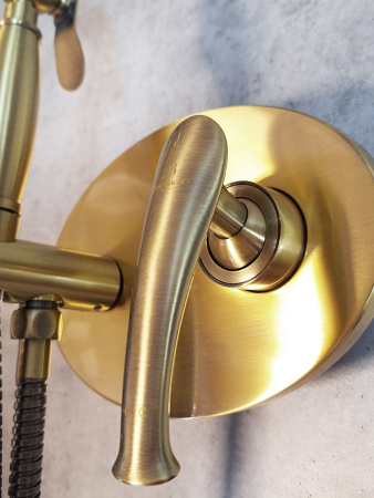 Гигиенический душ со смесителем AltroBagno Beatrice AltroBagnoBeatrice060111Br бронза