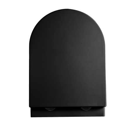 Унитаз подвесной Grossman Торнадо GR-4478BMSQ черный матовый с сиденьем микролифт безободковый смыв торнадо