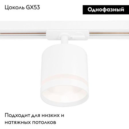 Трековый однофазный светильник Ambrella Light Track System (Трацк Сыстем) GL5369