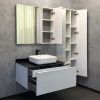 Зеркало-шкаф Comforty Милан 00004137130CF 90х80 подвесной цвет белый