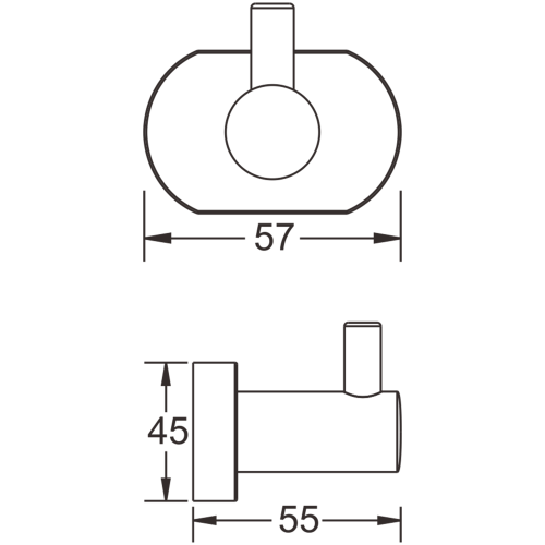 Крючок BELZ B90505-1 - фото 3