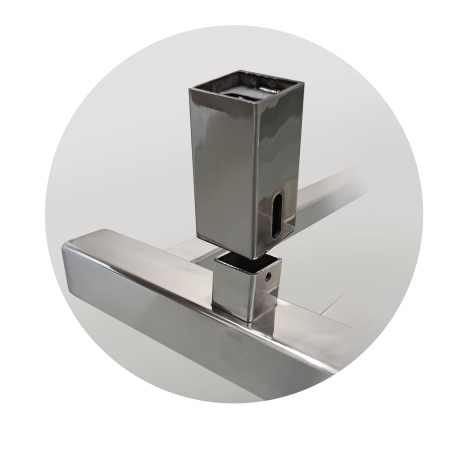 Полотенцесушитель Indigo Aletto LALWPF60-50 53х64 водяной хром