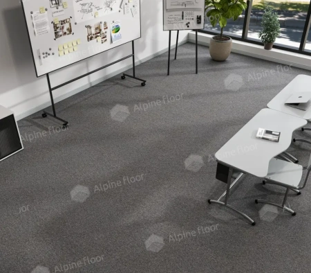 Ковровая плитка Alpine Floor Huron 402-1 Супериор толщина 0.6 см 33 класс 500х500