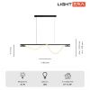 Светильник подвесной Lightera Tura (Тура) LE103L-120B WIFI
