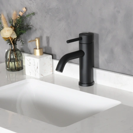 Смеситель Gid Cascada Inga SS096-BM-K (SS096BMK) на раковину черный матовый