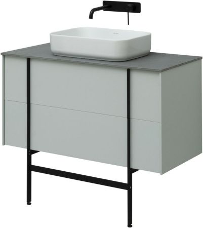 Тумба под раковину Allen Brau Reality 1.32007.PWM 100х50 подвесная цвет зеленый