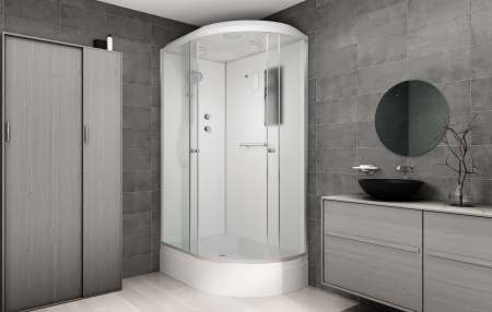 Душевая кабина AvaCan D312SL 120х90 асимметричная с крышей ориентация левая