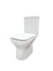 Унитаз напольный с бачком Creo Сeramique ARCHILITE COMBO-AS1003/ARL1002/AS1001T белый с сиденьем с микролифт душевой смыв
