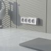 Розетка четверная с заземлением и шторками Werkel Gallant (Галлант) 4690389218002