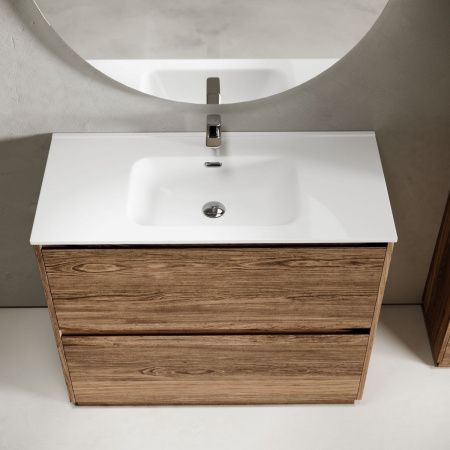 Тумба под раковину Sancos Libra Floor LB100FECH 100х50 напольная цвет коричневый