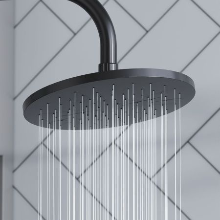 Душевая стойка Damixa Jupiter 977770300 настенная цвет черный