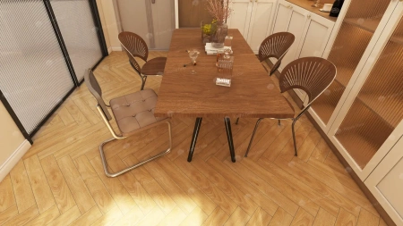 Ламинат Alpine Floor Herringbone 10 LF107-06 Дуб Пьемонт толщина 1 см 33 класс 600х100
