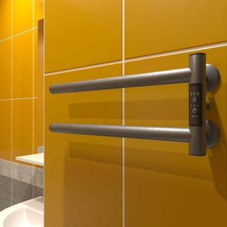 Полотенцесушитель электрический Маргроид Cook Cook-1840-1049-7024R 40х20 серый