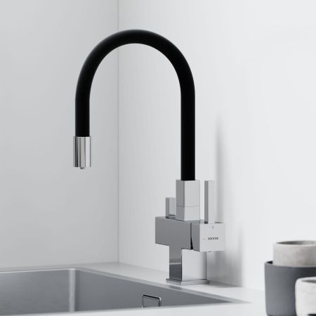 Смеситель для кухни Sancos Arno SC4005CH на мойку черный/хром