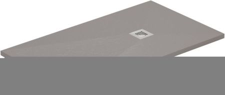 Душевой поддон из искусственного камня Allen Brau Priority 8.31008-PGM 140х80 серый без каркаса