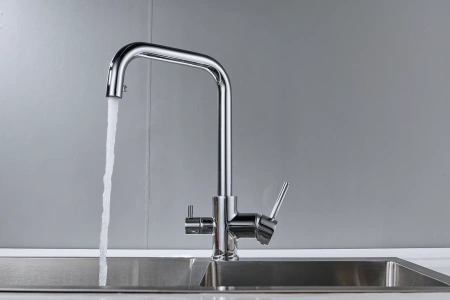 Смеситель для кухни Shevanik S228 на мойку хром