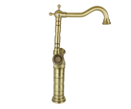 Смеситель для раковины Bronze de Luxe ROYAL 21973 на столешницу бронза - фото 4